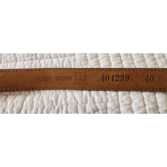 Vintage Red and Gold Moschino/Redwall Heart Belt Size 40 - Picture 3 of 4